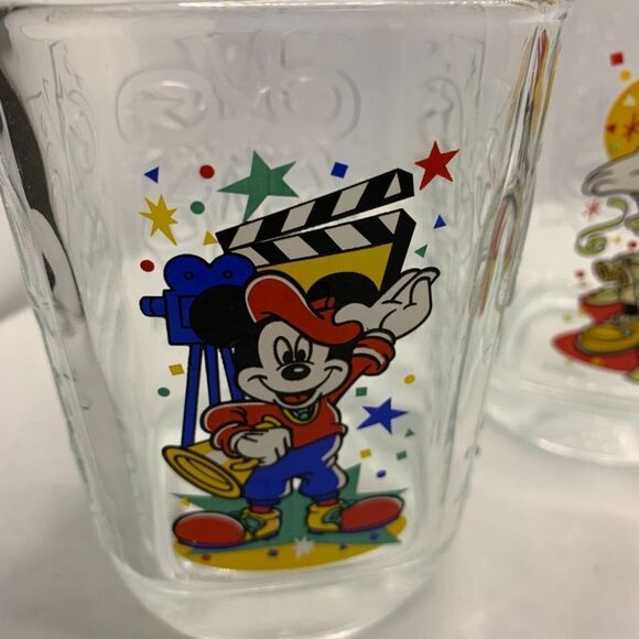 2000 McDonald Disney Mickey Mouse 3 Set Glasses - Picture 2 of 14